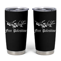 Free Palestine Tumbler Cup Palestinian Olives Fruits - Wonder Print Shop