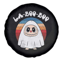 Cute Ghost Halloween Costume Spare Tire Cover Retro Spooky Trending Cartoon La Boo Boo - Wonder Print Shop