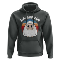 Cute Ghost Halloween Costume Hoodie Retro Spooky Trending Cartoon La Boo Boo - Wonder Print Shop