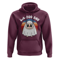 Cute Ghost Halloween Costume Hoodie Retro Spooky Trending Cartoon La Boo Boo - Wonder Print Shop