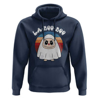Cute Ghost Halloween Costume Hoodie Retro Spooky Trending Cartoon La Boo Boo - Wonder Print Shop