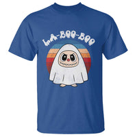 Cute Ghost Halloween Costume T Shirt Retro Spooky Trending Cartoon La Boo Boo - Wonder Print Shop