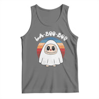 Cute Ghost Halloween Costume Tank Top Retro Spooky Trending Cartoon La Boo Boo - Wonder Print Shop