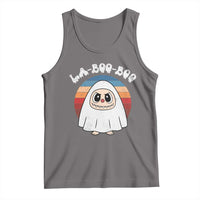Cute Ghost Halloween Costume Tank Top Retro Spooky Trending Cartoon La Boo Boo - Wonder Print Shop