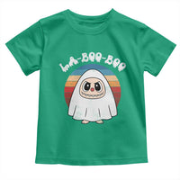 Cute Ghost Halloween Costume Toddler T Shirt Retro Spooky Trending Cartoon La Boo Boo - Wonder Print Shop