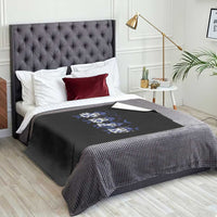 Dallas Ghost Halloween Throw Blanket Retro Halloween Costume Cowboy Fan - Wonder Print Shop