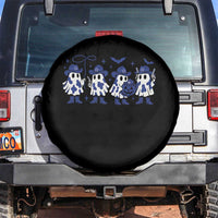 Dallas Ghost Halloween Spare Tire Cover Retro Halloween Costume Cowboy Fan - Wonder Print Shop