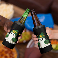 Halloween Packers Ghost 4 in 1 Can Cooler Tumbler Pumpkin Ghost Costume Cheesehead - Wonder Print Shop