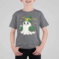 Halloween Packers Ghost T Shirt For Kid Pumpkin Ghost Costume Cheesehead - Wonder Print Shop