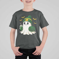 Halloween Packers Ghost T Shirt For Kid Pumpkin Ghost Costume Cheesehead - Wonder Print Shop