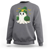 Halloween Packers Ghost Sweatshirt Pumpkin Ghost Costume Cheesehead - Wonder Print Shop