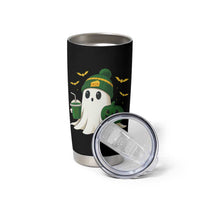 Halloween Packers Ghost Tumbler Cup Pumpkin Ghost Costume Cheesehead - Wonder Print Shop