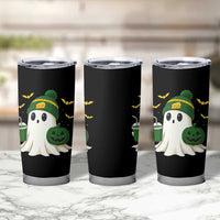 Halloween Packers Ghost Tumbler Cup Pumpkin Ghost Costume Cheesehead - Wonder Print Shop