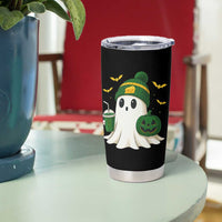 Halloween Packers Ghost Tumbler Cup Pumpkin Ghost Costume Cheesehead - Wonder Print Shop
