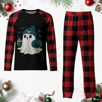 Philadelphia Ghost Halloween Plaid Pajama Set Retro Halloween Costume Philadelphia Fan - Wonder Print Shop
