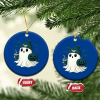 Philadelphia Ghost Halloween Ceramic Ornament Retro Halloween Costume Philadelphia Fan - Wonder Print Shop