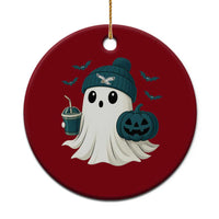 Philadelphia Ghost Halloween Ceramic Ornament Retro Halloween Costume Philadelphia Fan - Wonder Print Shop