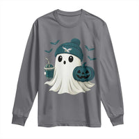 Philadelphia Ghost Halloween Long Sleeve Shirt Retro Halloween Costume Philadelphia Fan - Wonder Print Shop