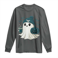 Philadelphia Ghost Halloween Long Sleeve Shirt Retro Halloween Costume Philadelphia Fan - Wonder Print Shop