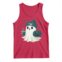 Philadelphia Ghost Halloween Tank Top Retro Halloween Costume Philadelphia Fan - Wonder Print Shop