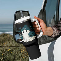 Philadelphia Ghost Halloween Tumbler With Handle Retro Halloween Costume Philadelphia Fan - Wonder Print Shop