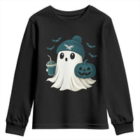Philadelphia Ghost Halloween Youth Sweatshirt Retro Halloween Costume Philadelphia Fan - Wonder Print Shop