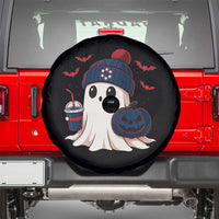 Ghost Halloween Spare Tire Cover Retro Patriots Halloween Costume - Wonder Print Shop