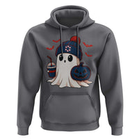 Ghost Halloween Hoodie Retro Patriots Halloween Costume - Wonder Print Shop