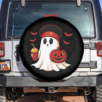 Halloween Chiefs Ghost Spare Tire Cover Pumpkin Ghost Costume - Wonder Print Shop