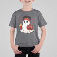 Halloween Chiefs Ghost T Shirt For Kid Pumpkin Ghost Costume - Wonder Print Shop