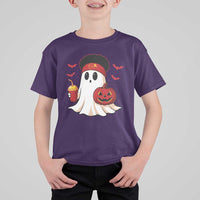 Halloween Chiefs Ghost T Shirt For Kid Pumpkin Ghost Costume - Wonder Print Shop