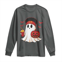 Halloween Chiefs Ghost Long Sleeve Shirt Pumpkin Ghost Costume - Wonder Print Shop