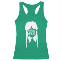 On Wednesdays We Wear Black Racerback Tank Top Goth Halloween - Wonder Print Shop