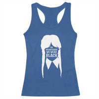 On Wednesdays We Wear Black Racerback Tank Top Goth Halloween - Wonder Print Shop