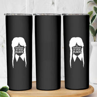 On Wednesdays We Wear Black Skinny Tumbler Goth Halloween - Wonder Print Shop