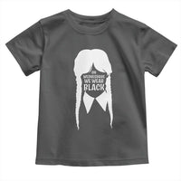 On Wednesdays We Wear Black Toddler T Shirt Goth Halloween - Wonder Print Shop