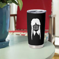 On Wednesdays We Wear Black Tumbler Cup Goth Halloween - Wonder Print Shop