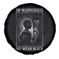On Wednesdays We Wear Black Spare Tire Cover Tarot Card Goth Halloween - Wonder Print Shop