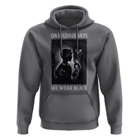 On Wednesdays We Wear Black Hoodie Tarot Card Goth Halloween - Wonder Print Shop