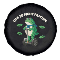 Portland Frog Spare Tire Cover Off to Fight Fascism Inflatable Costume Protest - Wonder Print Shop