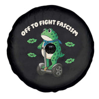 Portland Frog Spare Tire Cover Off to Fight Fascism Inflatable Costume Protest - Wonder Print Shop