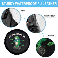 Portland Frog Spare Tire Cover Off to Fight Fascism Inflatable Costume Protest - Wonder Print Shop