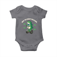 Portland Frog Baby Onesie Off to Fight Fascism Inflatable Costume Protest - Wonder Print Shop