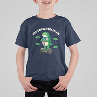 Portland Frog T Shirt For Kid Off to Fight Fascism Inflatable Costume Protest - Wonder Print Shop