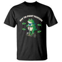 Portland Frog T Shirt Off to Fight Fascism Inflatable Costume Protest - Wonder Print Shop