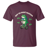 Portland Frog T Shirt Off to Fight Fascism Inflatable Costume Protest - Wonder Print Shop
