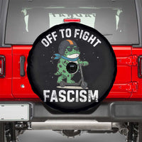 Portland Frog Resist Protest Spare Tire Cover Off to Fight Fascism Frog Scooter - Wonder Print Shop
