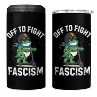 Portland Frog Resist Protest 4 in 1 Can Cooler Tumbler Off to Fight Fascism Frog Scooter - Wonder Print Shop
