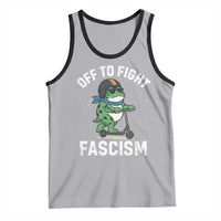 Portland Frog Resist Protest Tank Top Off to Fight Fascism Frog Scooter - Wonder Print Shop