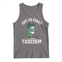 Portland Frog Resist Protest Tank Top Off to Fight Fascism Frog Scooter - Wonder Print Shop